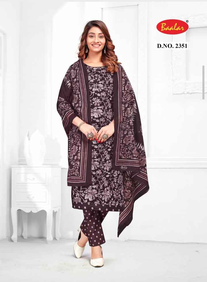 Baalar Zubeda Vol 23 Cotton Dress Material 15 pcs Catalogue