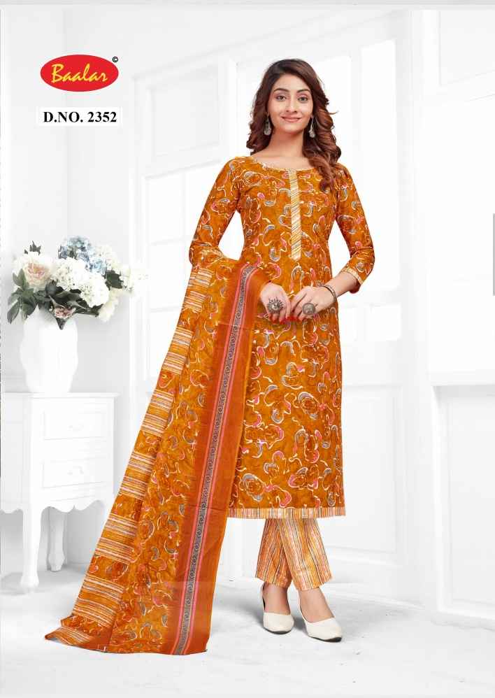 Baalar Zubeda Vol 23 Cotton Dress Material 15 pcs Catalogue