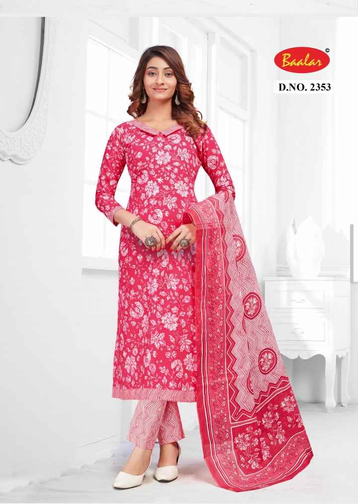 Baalar Zubeda Vol 23 Cotton Dress Material 15 pcs Catalogue