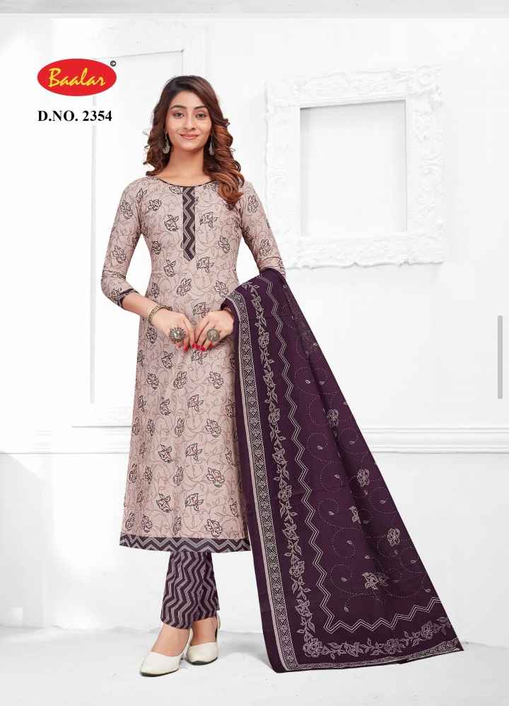 Baalar Zubeda Vol 23 Cotton Dress Material 15 pcs Catalogue