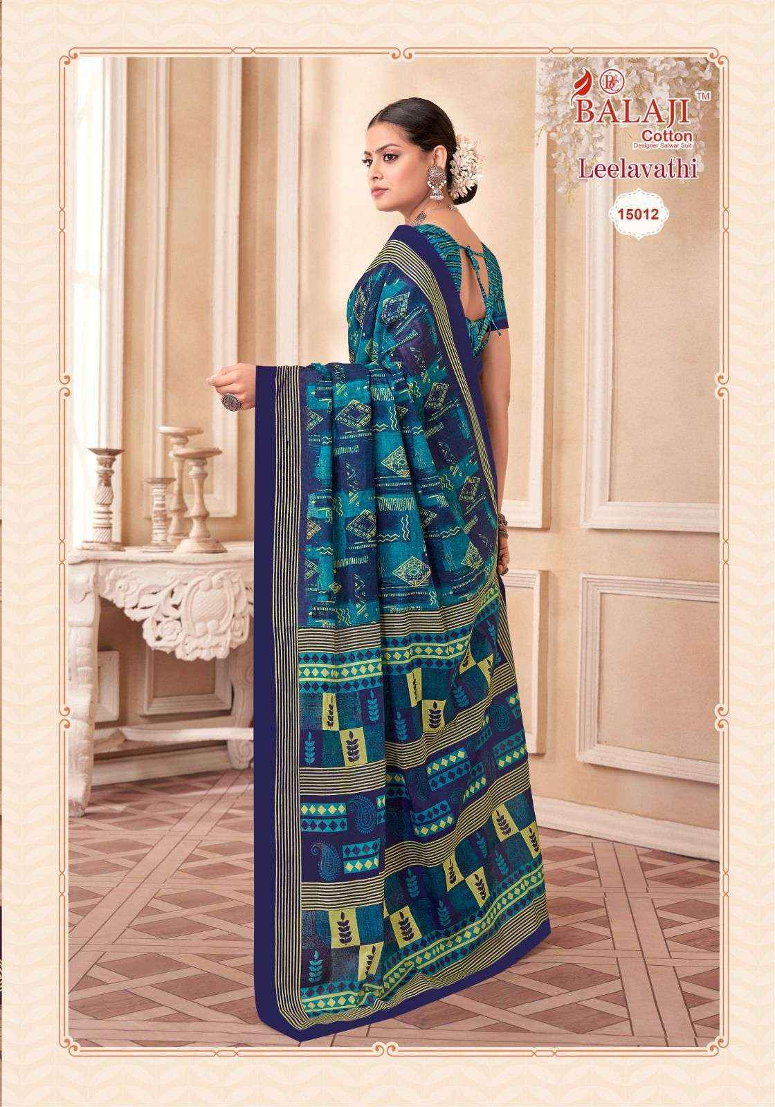 Balaji Leelavati Vol 15 Cotton Saree 20 pcs Catalogue