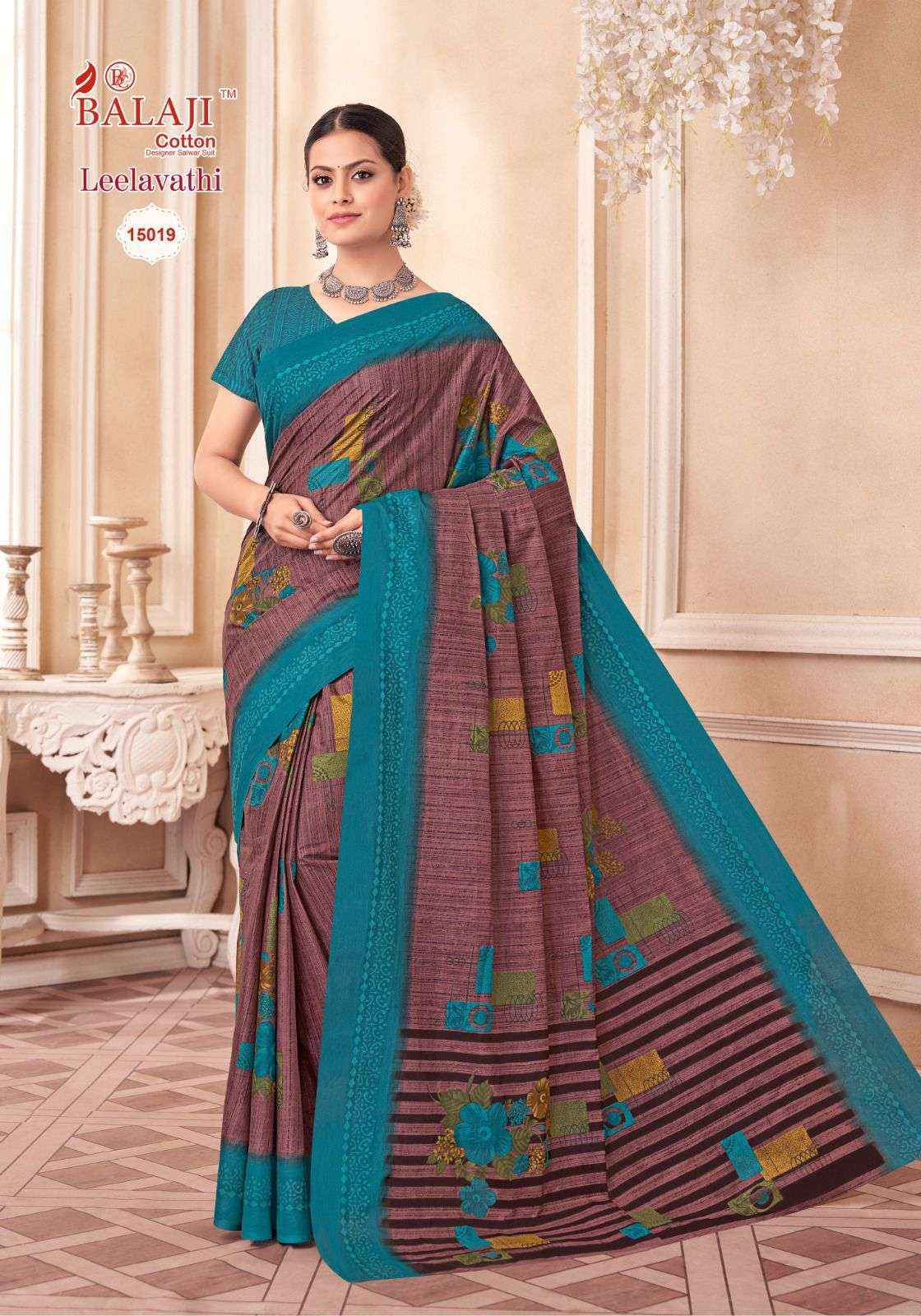 Balaji Leelavati Vol 15 Cotton Saree 20 pcs Catalogue