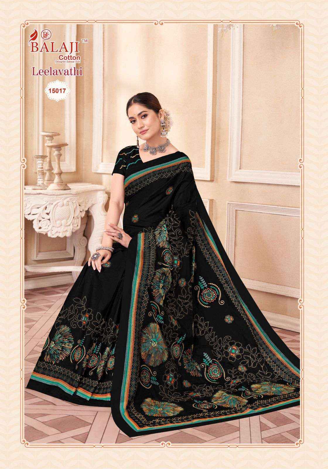 Balaji Leelavati Vol 15 Cotton Saree 20 pcs Catalogue