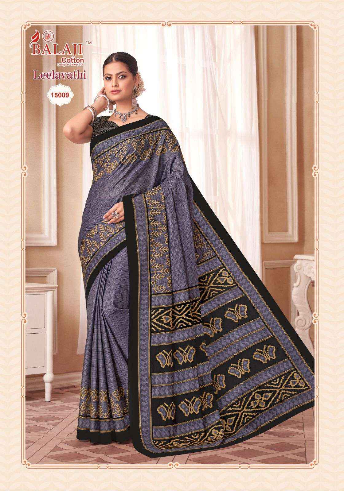 Balaji Leelavati Vol 15 Cotton Saree 20 pcs Catalogue