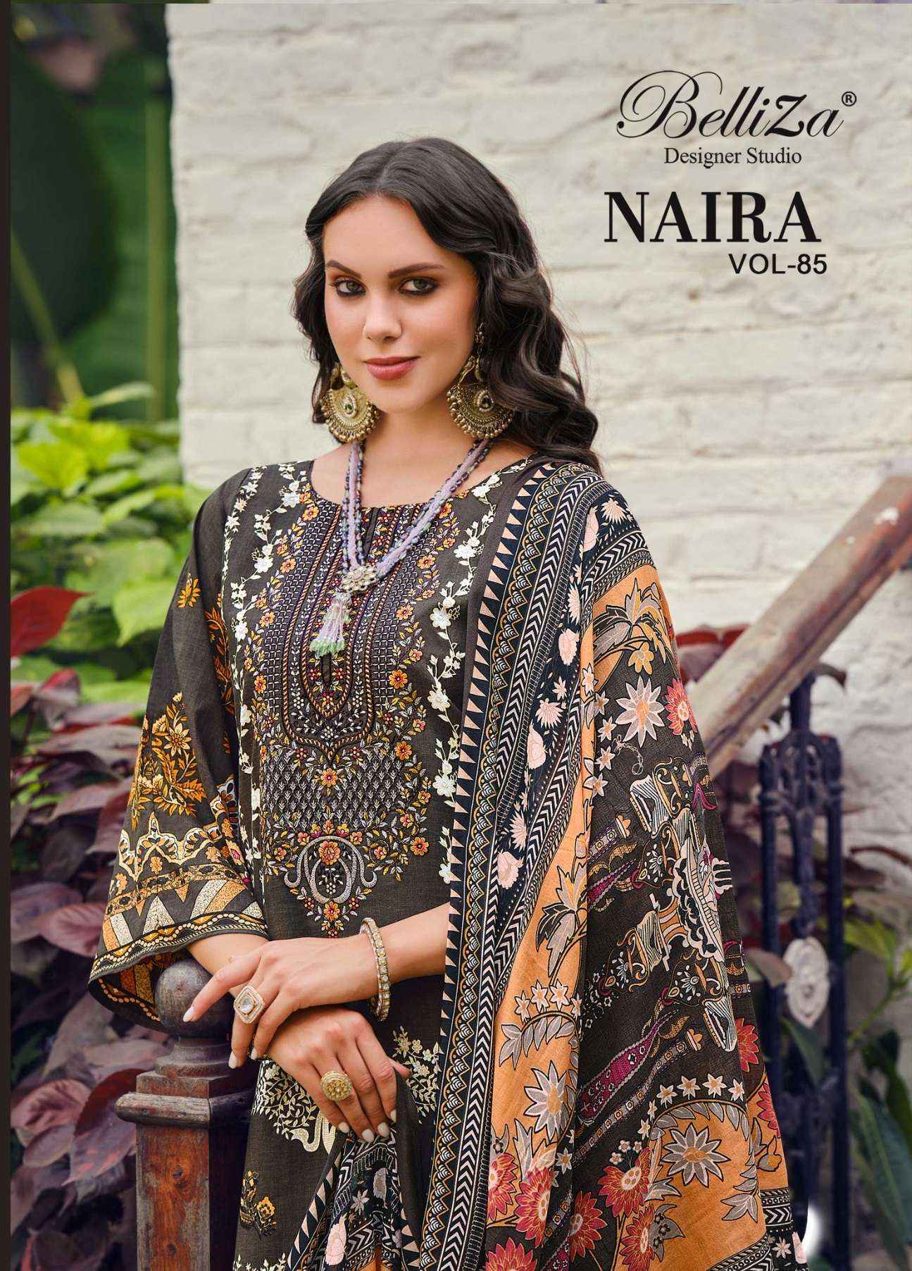 Belliza Naira Vol 85 Cotton Dress Material 8 pcs Cataloge