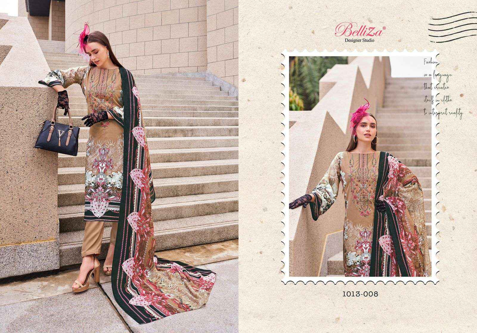 Belliza Naira Vol 87 Cotton Dress Material 8 pcs Cataloge