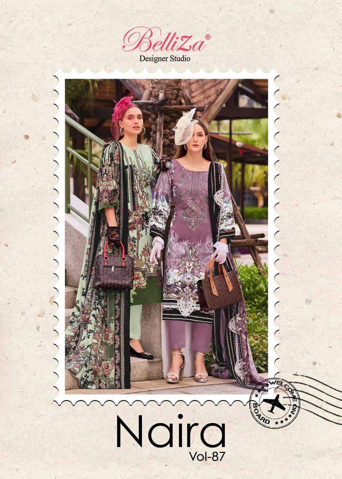 Belliza Naira Vol 87 Cotton Dress Material 8 pcs Cataloge