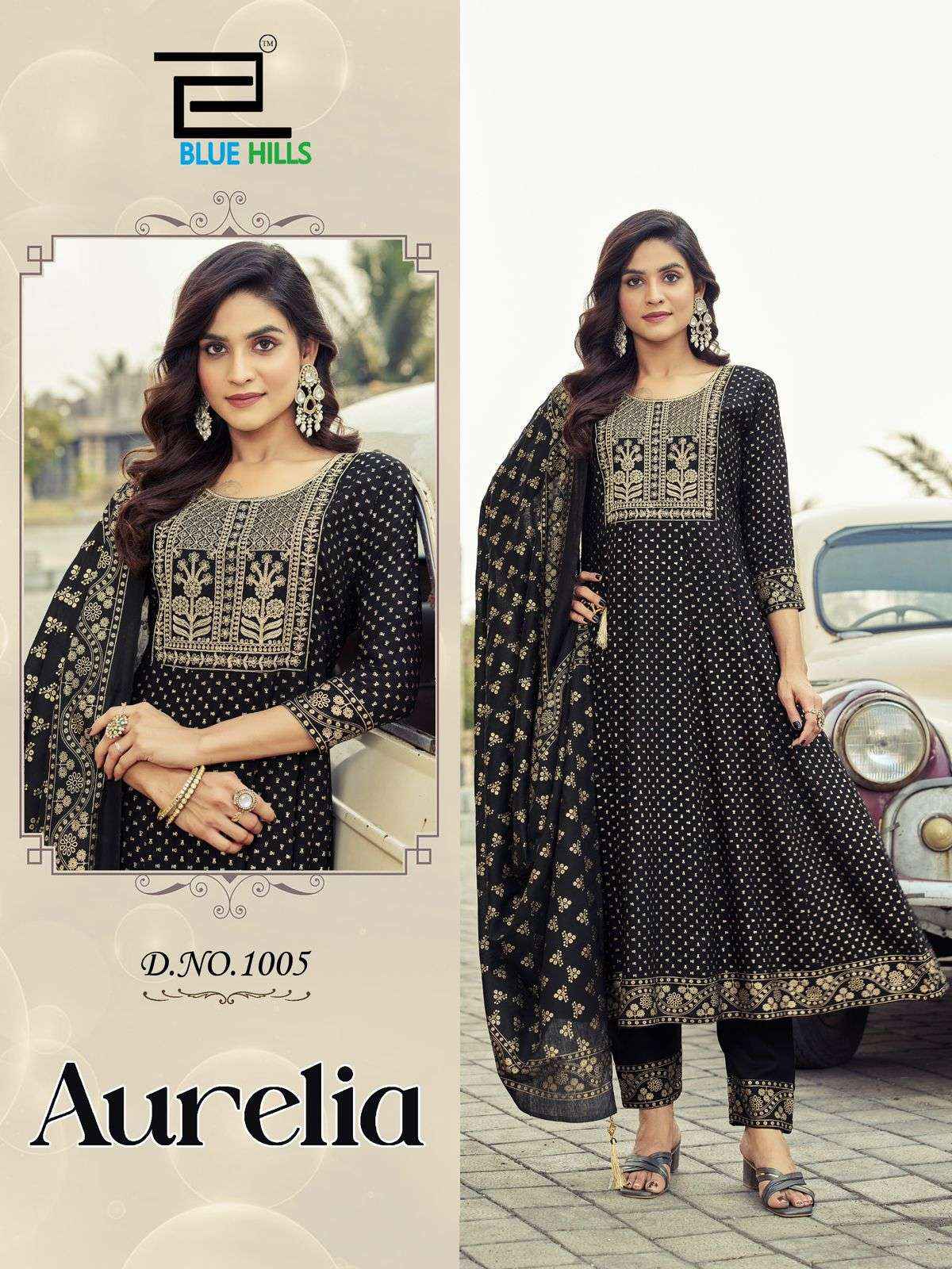 Blue Hills Aurelia Rayon Kurti Combo 6 pcs Catalogue