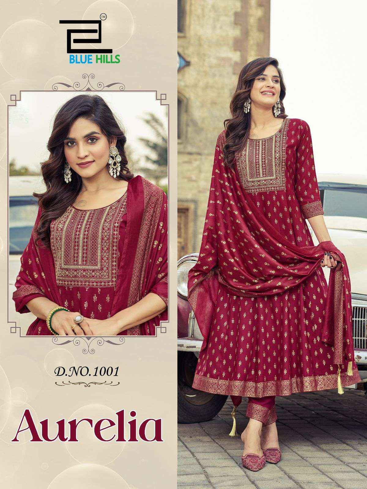 Blue Hills Aurelia Rayon Kurti Combo 6 pcs Catalogue