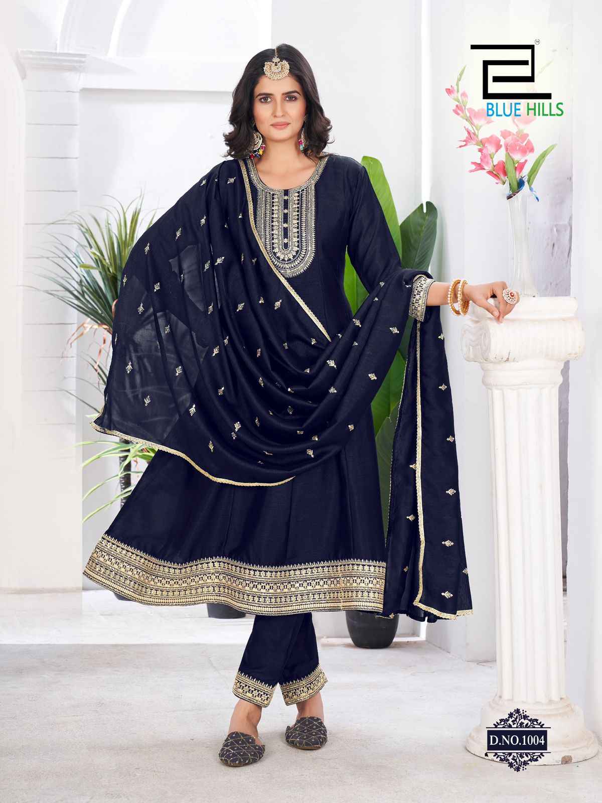 Blue Hills Taj Mahal Vichitra Kurti Combo 6 pcs Catalogue