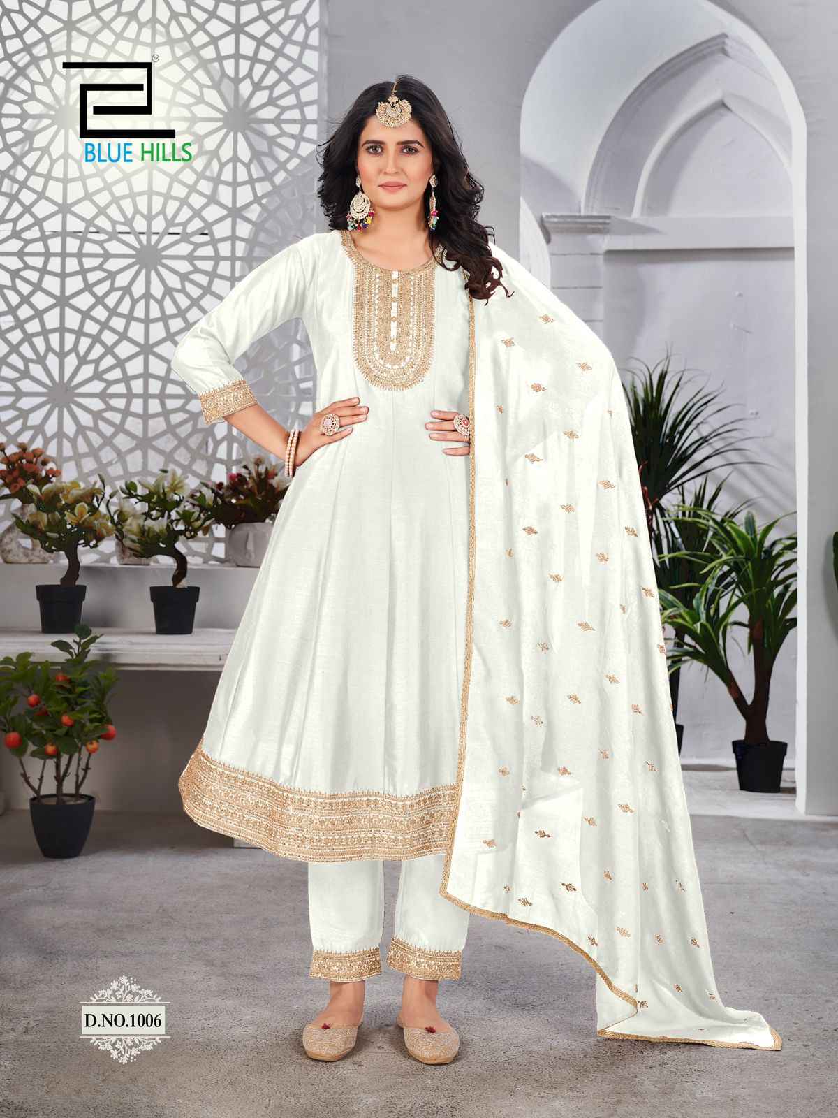 Blue Hills Taj Mahal Vichitra Kurti Combo 6 pcs Catalogue