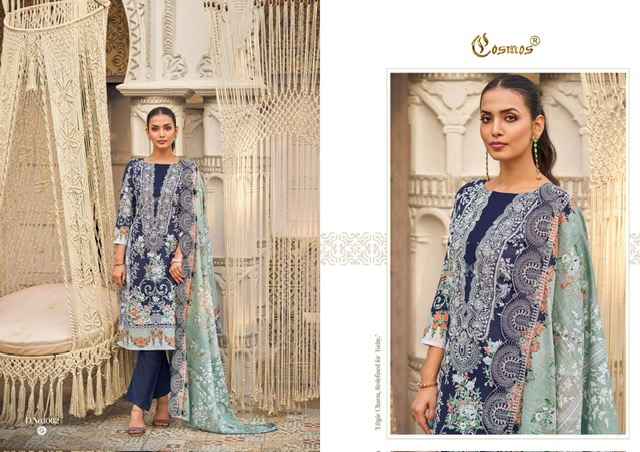 Cosmos Needle Wonder Vol 1 Lawn Cotton Dress Material 8 pcs Catalogue