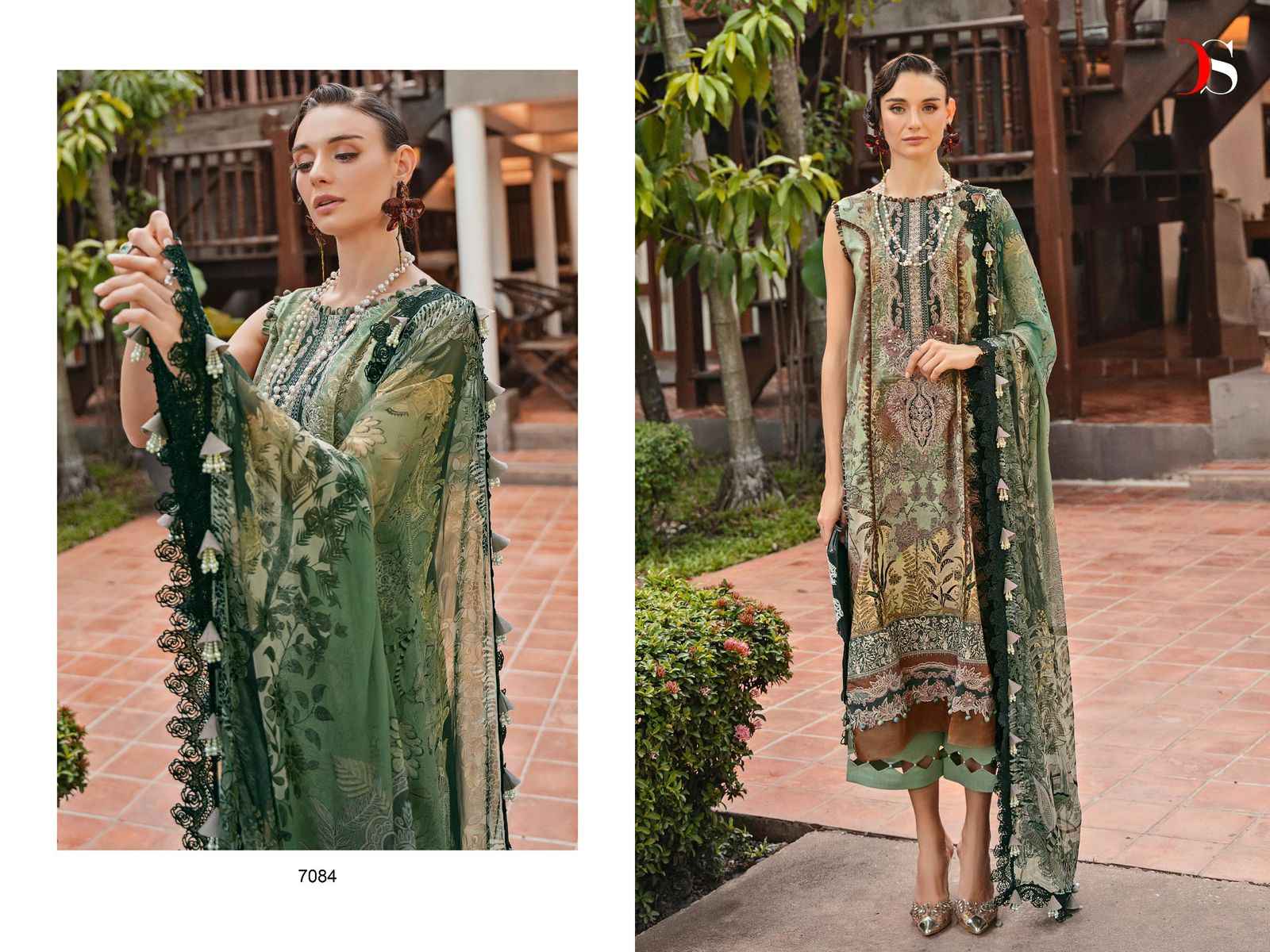 Deepsy Bliss Lawn Vol 24-2 Cotton Dress Material 8 Pc Catalog