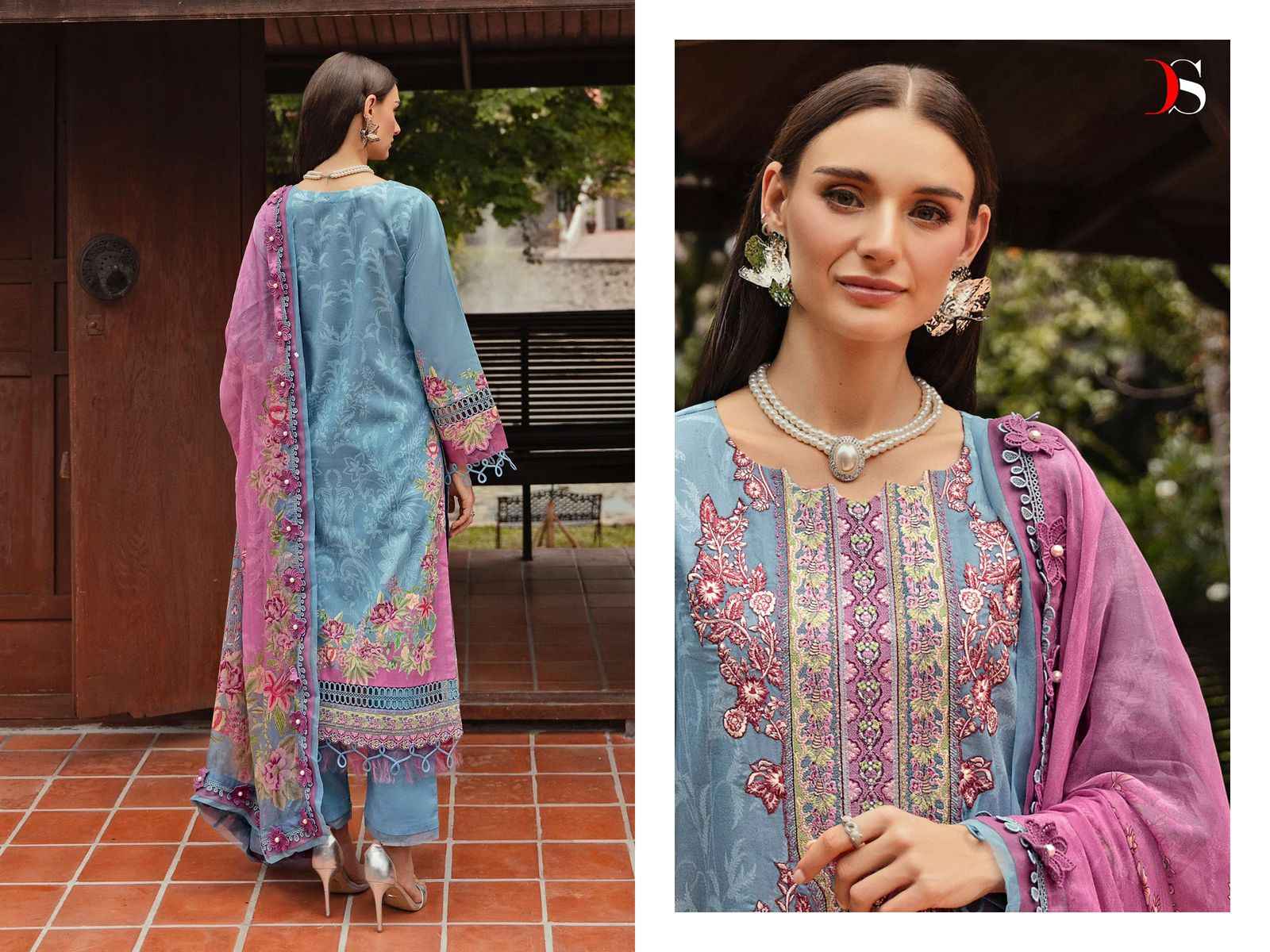 Deepsy Bliss Lawn Vol 24-2 Cotton Dress Material 8 Pc Catalog