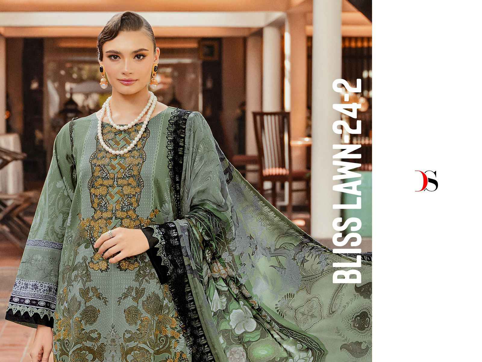 Deepsy Bliss Lawn Vol 24-2 Cotton Dress Material 8 Pc Catalog