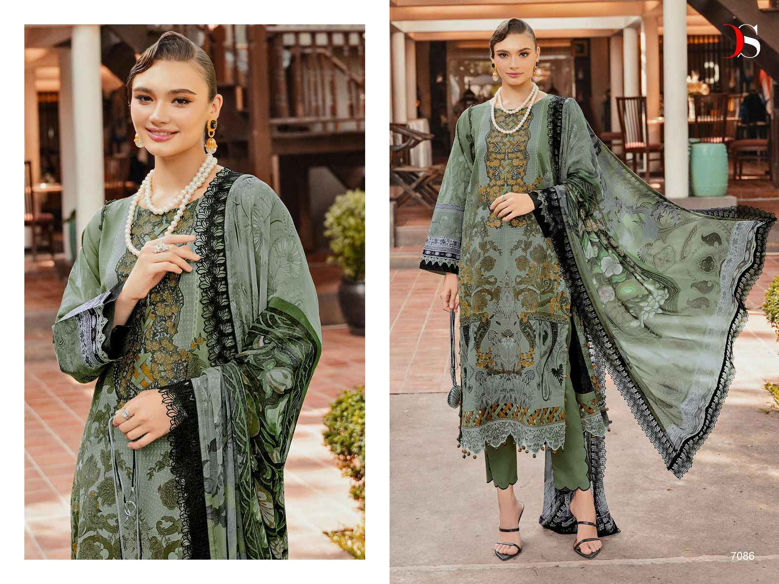 Deepsy Bliss Lawn Vol 24-2 Cotton Dress Material 8 Pc Catalog