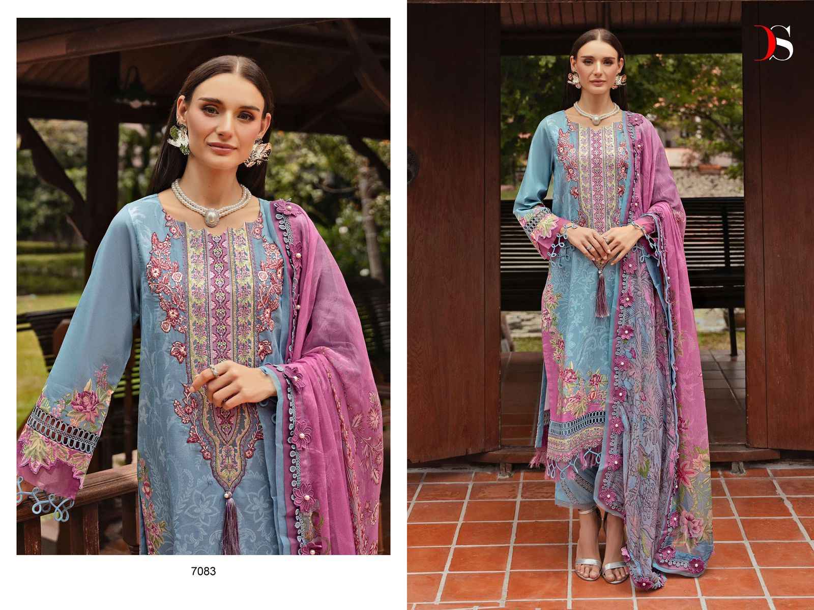 Deepsy Bliss Lawn Vol 24-2 Cotton Dress Material 8 Pc Catalog