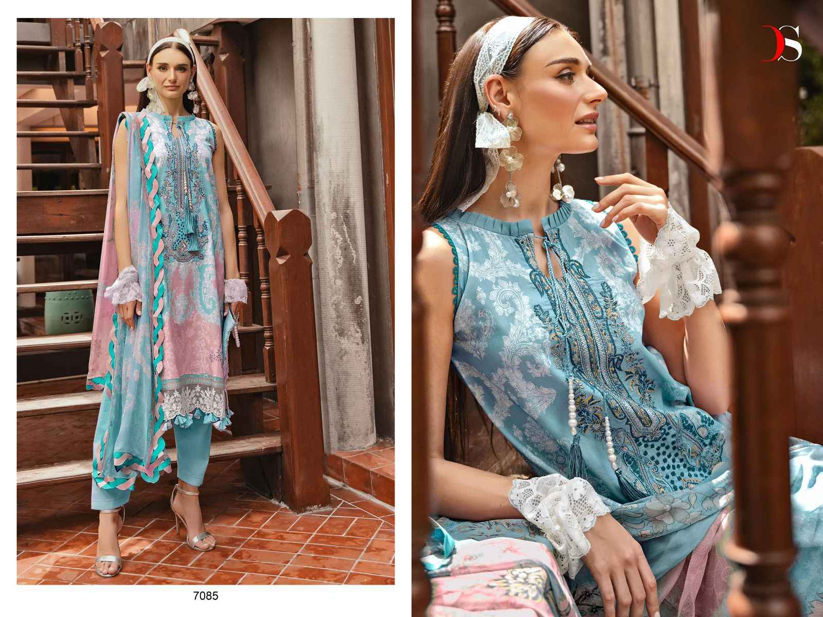 Deepsy Bliss Lawn Vol 24-2 Cotton Dress Material 8 Pc Catalog