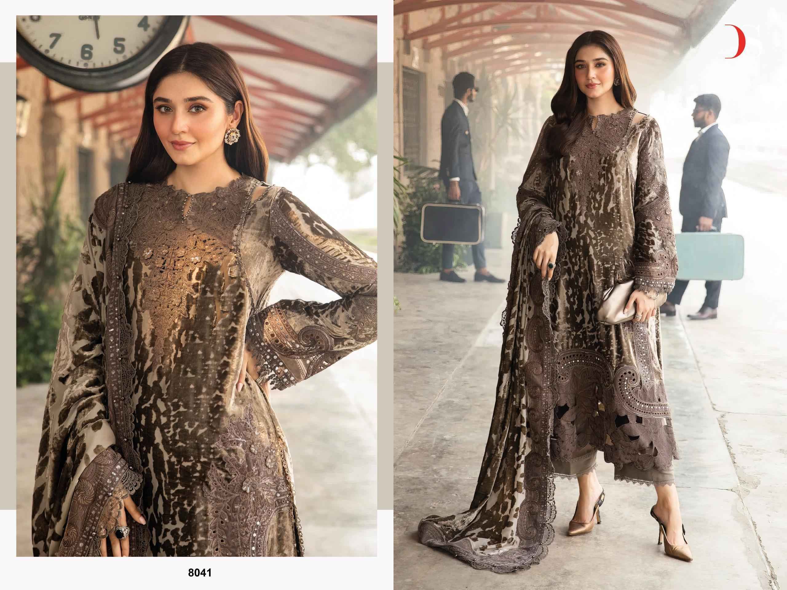 Deepsy Maria B Luxe 2 Viscouse Rayon Dress Material 5 pcs Catalogue