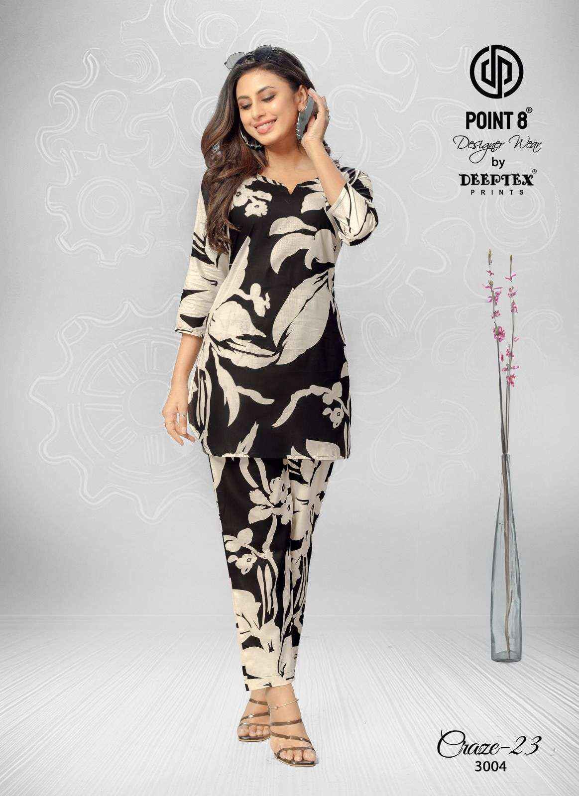 Deeptex Craze Vol 23 Vol 3 Cotton Co Ord Set 10 pcs Catalogue