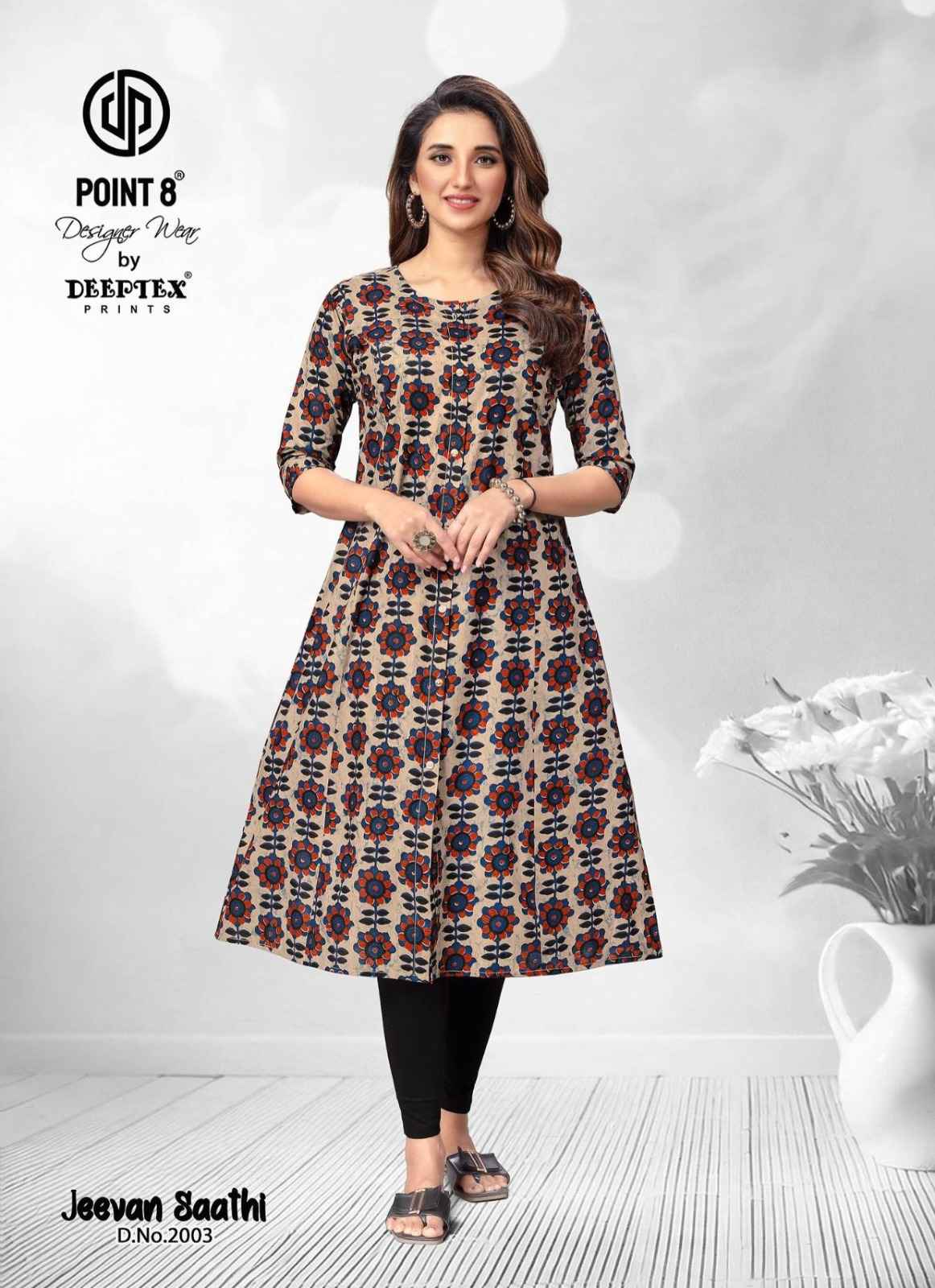 Deeptex Jeevan Saathi Vol 2 Cotton Kurti 10 pcs Catalogue