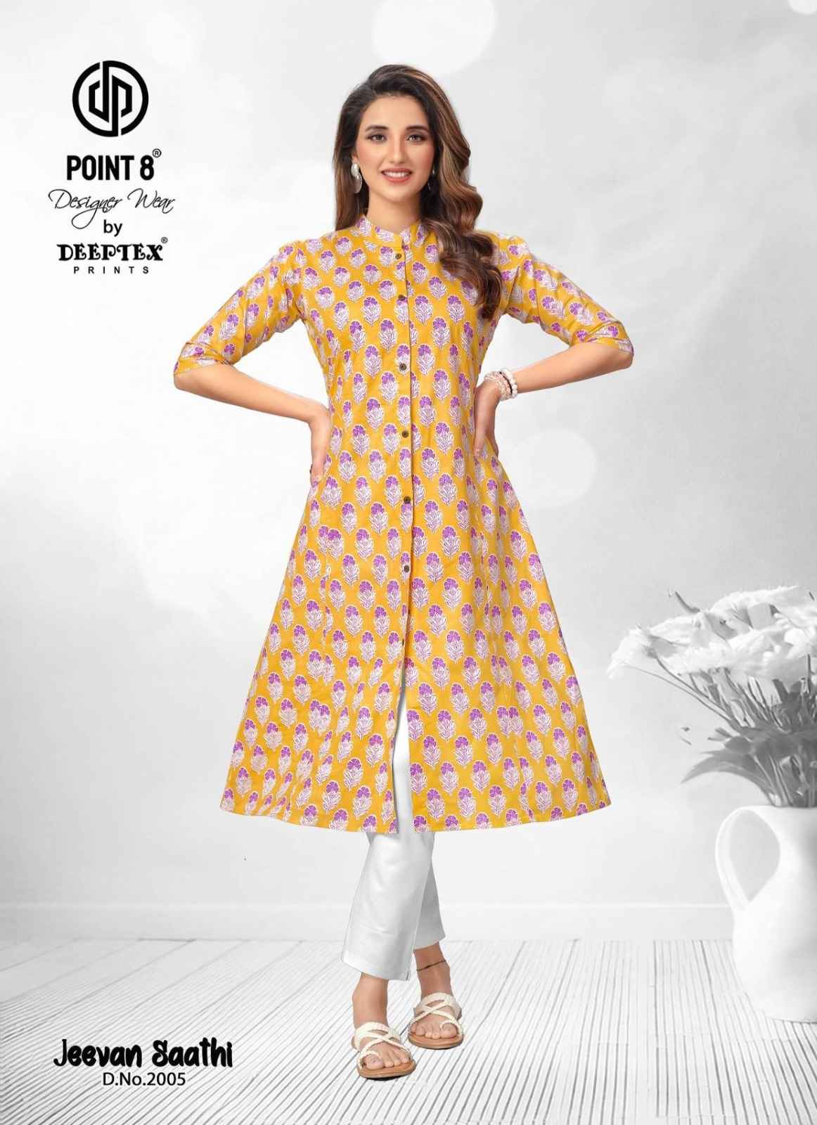 Deeptex Jeevan Saathi Vol 2 Cotton Kurti 10 pcs Catalogue