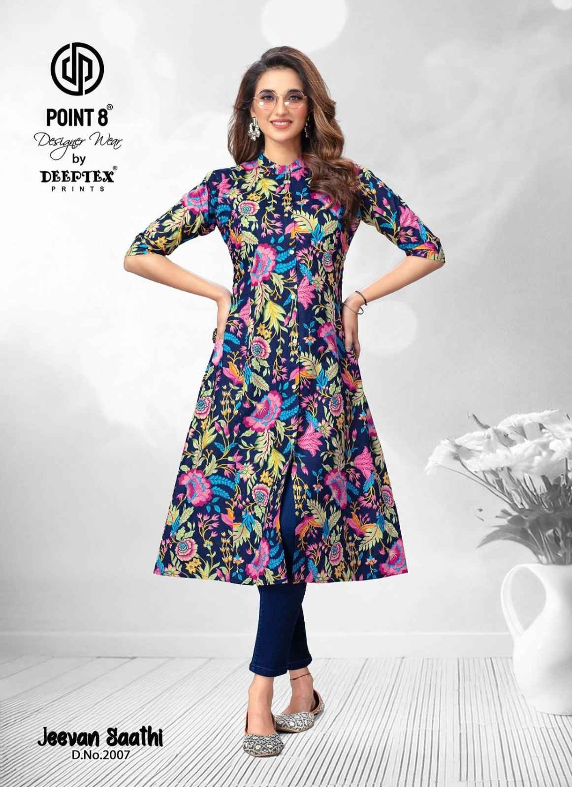 Deeptex Jeevan Saathi Vol 2 Cotton Kurti 10 pcs Catalogue