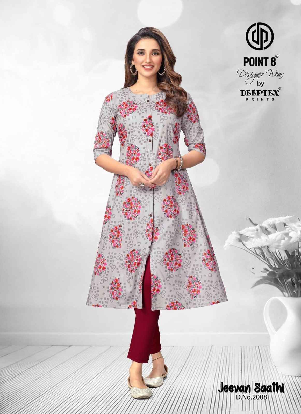 Deeptex Jeevan Saathi Vol 2 Cotton Kurti 10 pcs Catalogue