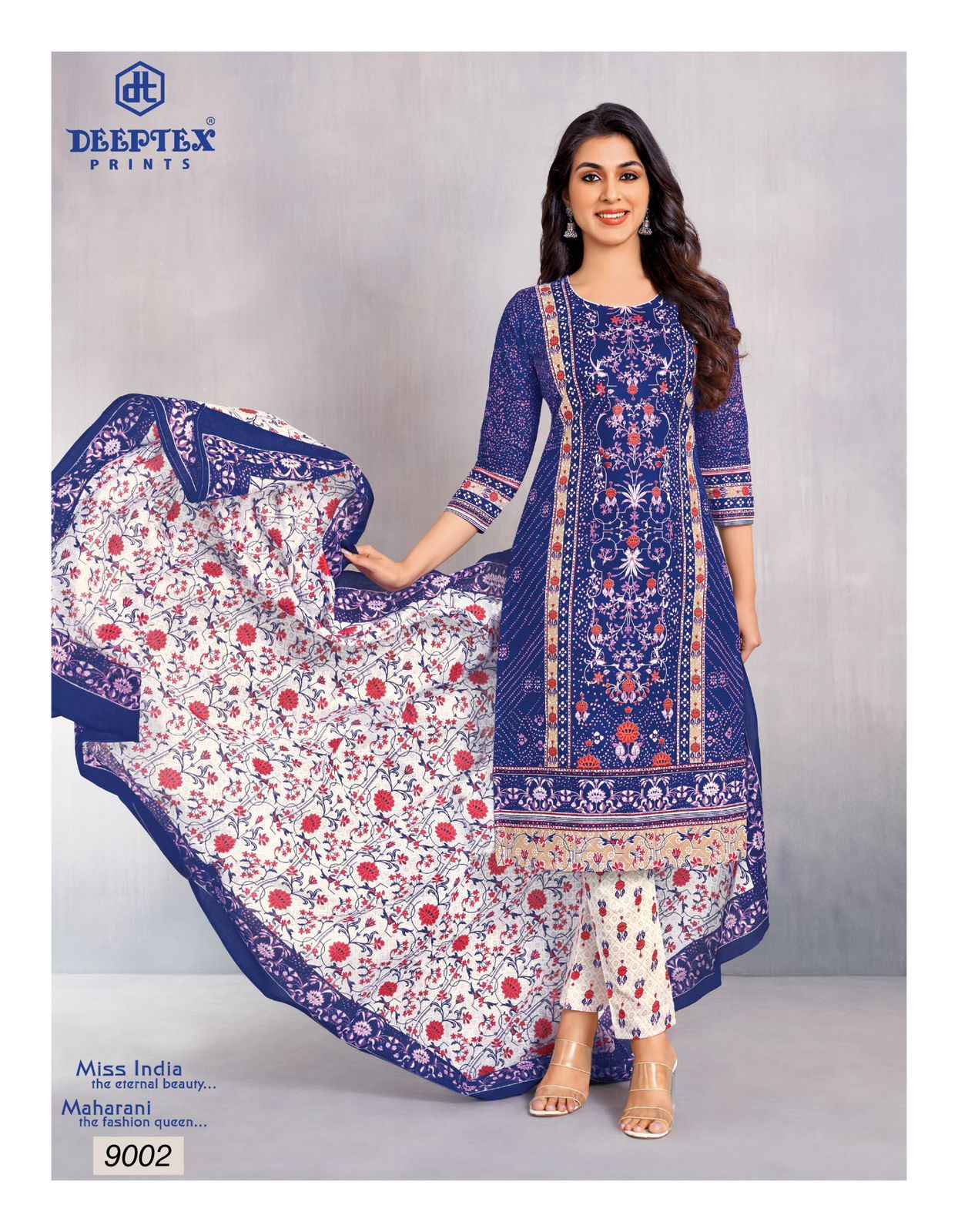 Deeptex Miss India Vol 90 Cotton Dress Material 16 pcs Catalogue