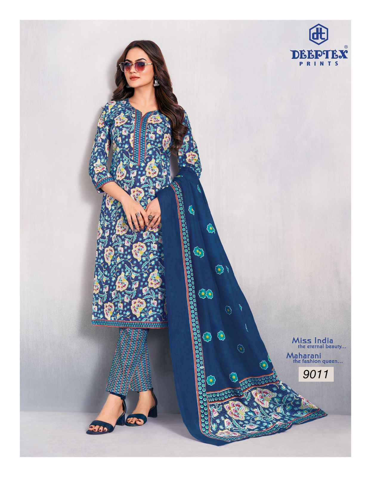 Deeptex Miss India Vol 90 Cotton Dress Material 16 pcs Catalogue
