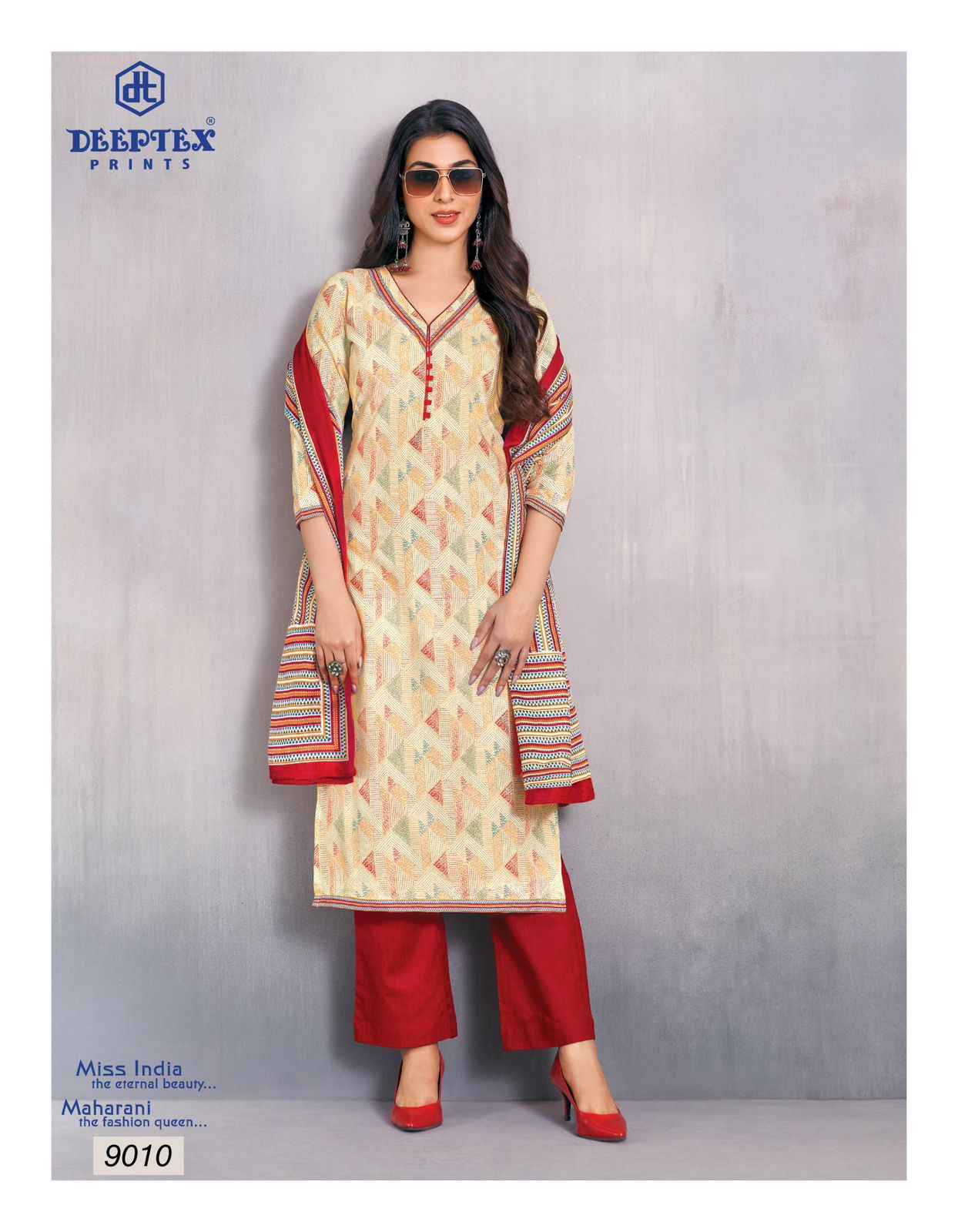 Deeptex Miss India Vol 90 Cotton Dress Material 16 pcs Catalogue