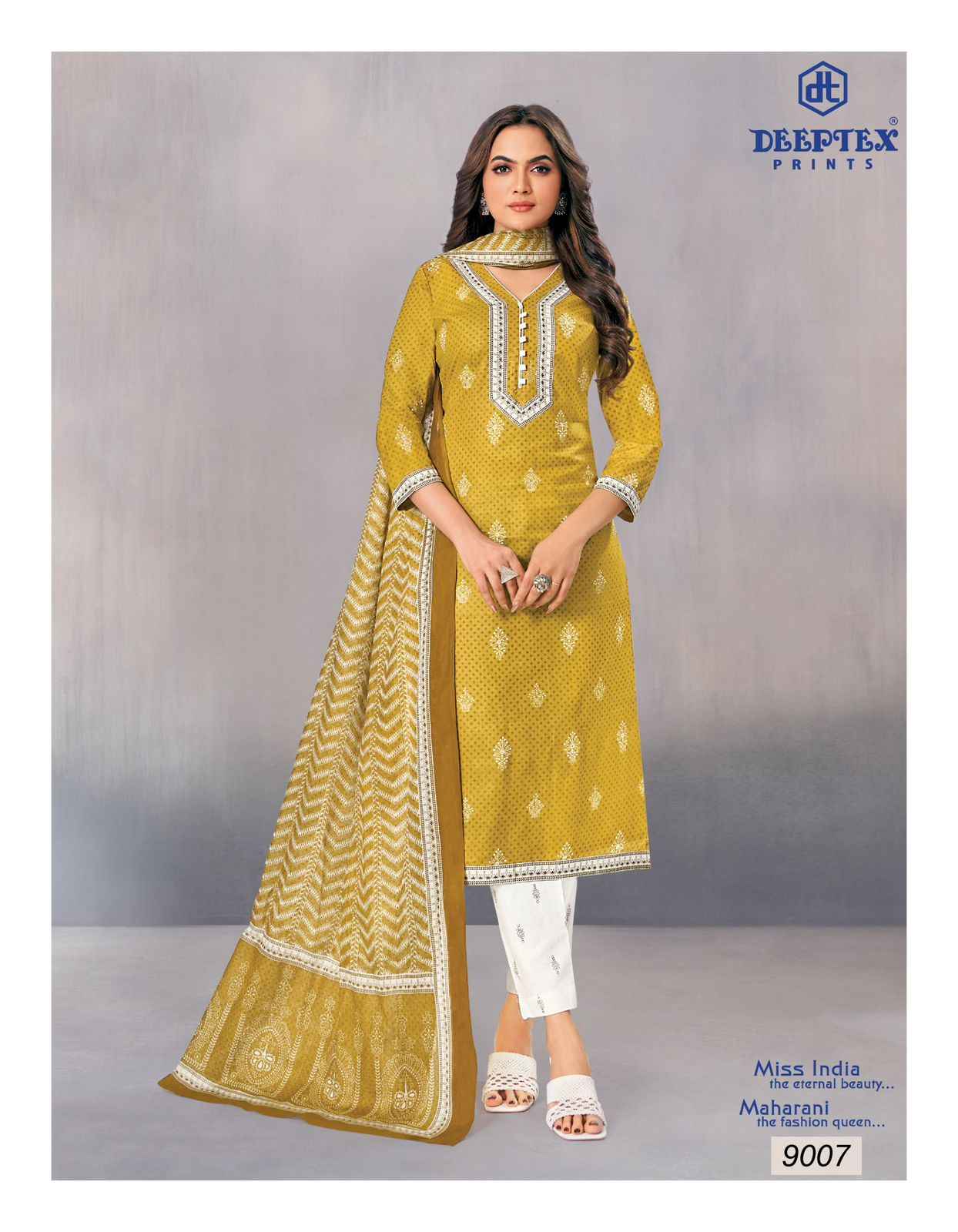 Deeptex Miss India Vol 90 Cotton Dress Material 16 pcs Catalogue