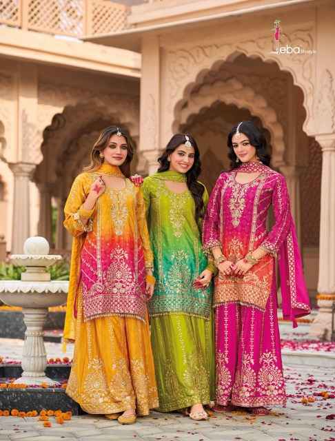 Eba Lifestyle Rangeen Readymade Chinone Dress 3 pcs Catalogue