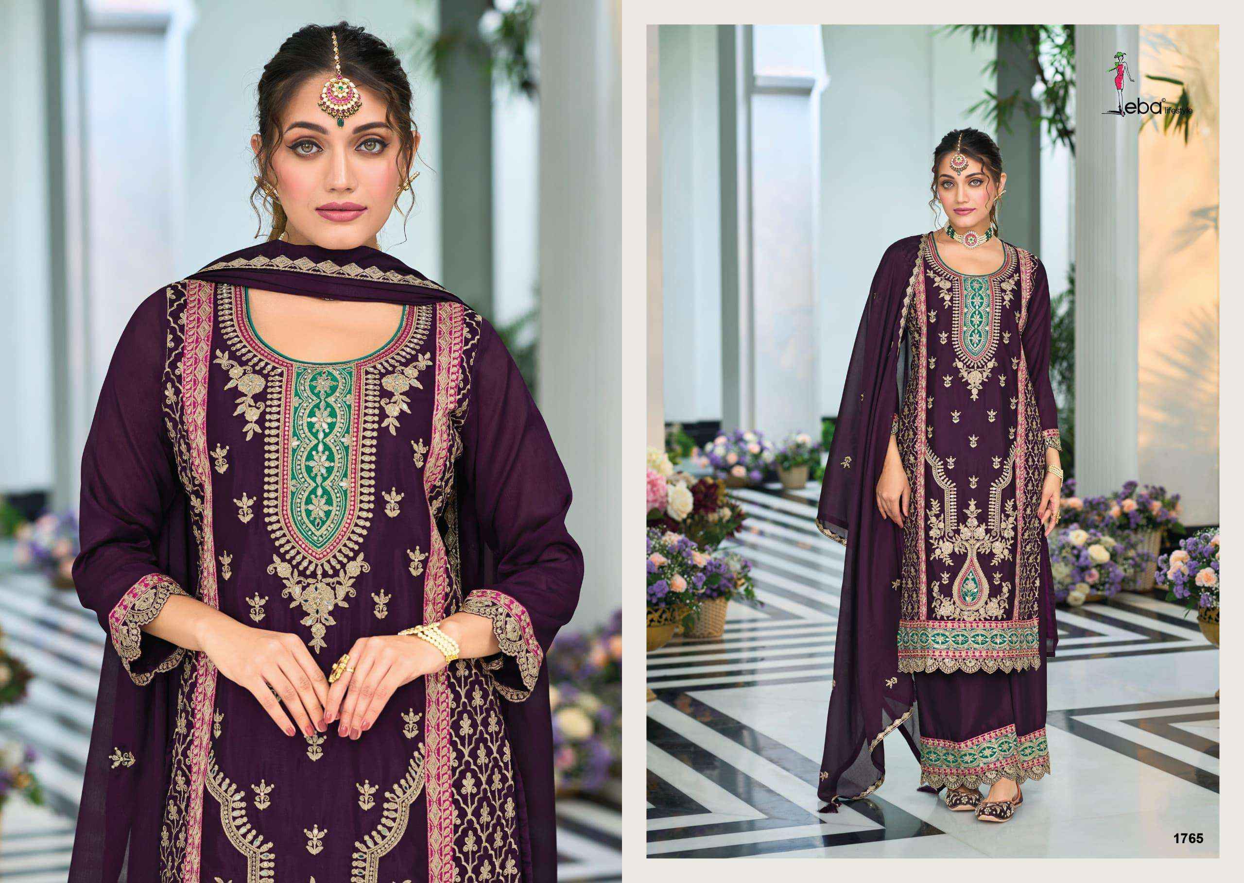 Eba Lifestyle Zohra Readymade Chinone Dress 3 pcs Catalogue