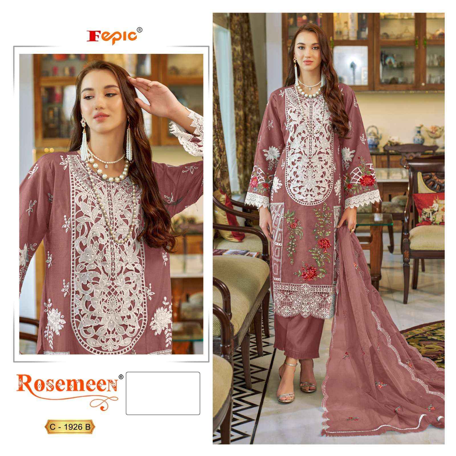 Fepic Rosemeen C 1926 Organza Dress 3 pcs Catalogue