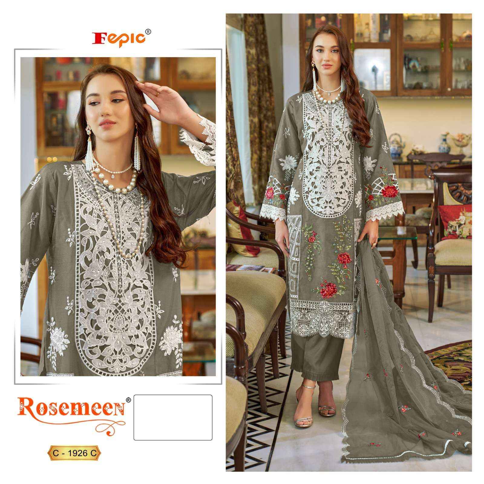 Fepic Rosemeen C 1926 Organza Dress 3 pcs Catalogue