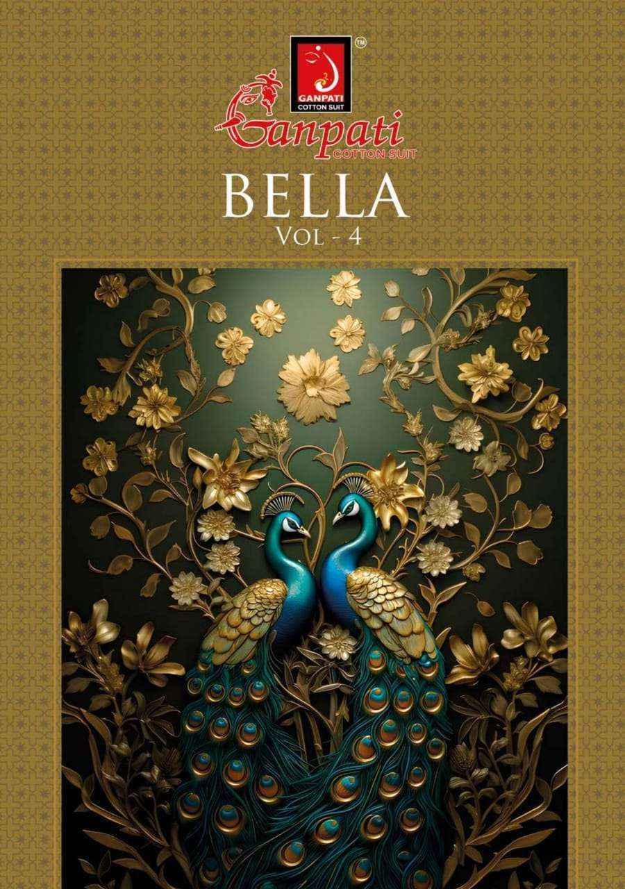 Ganpati cotton bella vol 4 Readymade suit ( 15 pcs catalogue)