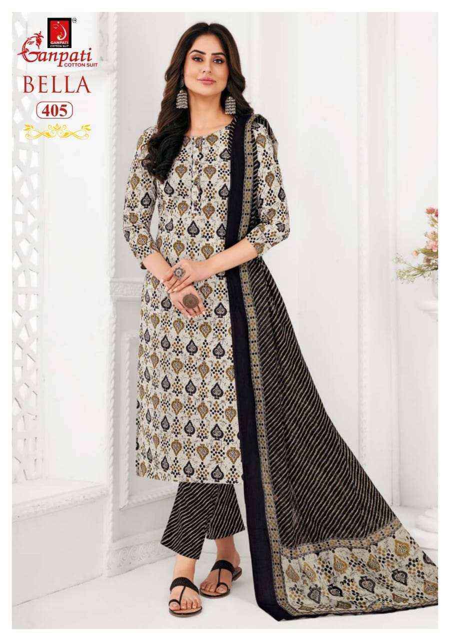 Ganpati cotton bella vol 4 Readymade suit ( 15 pcs catalogue)