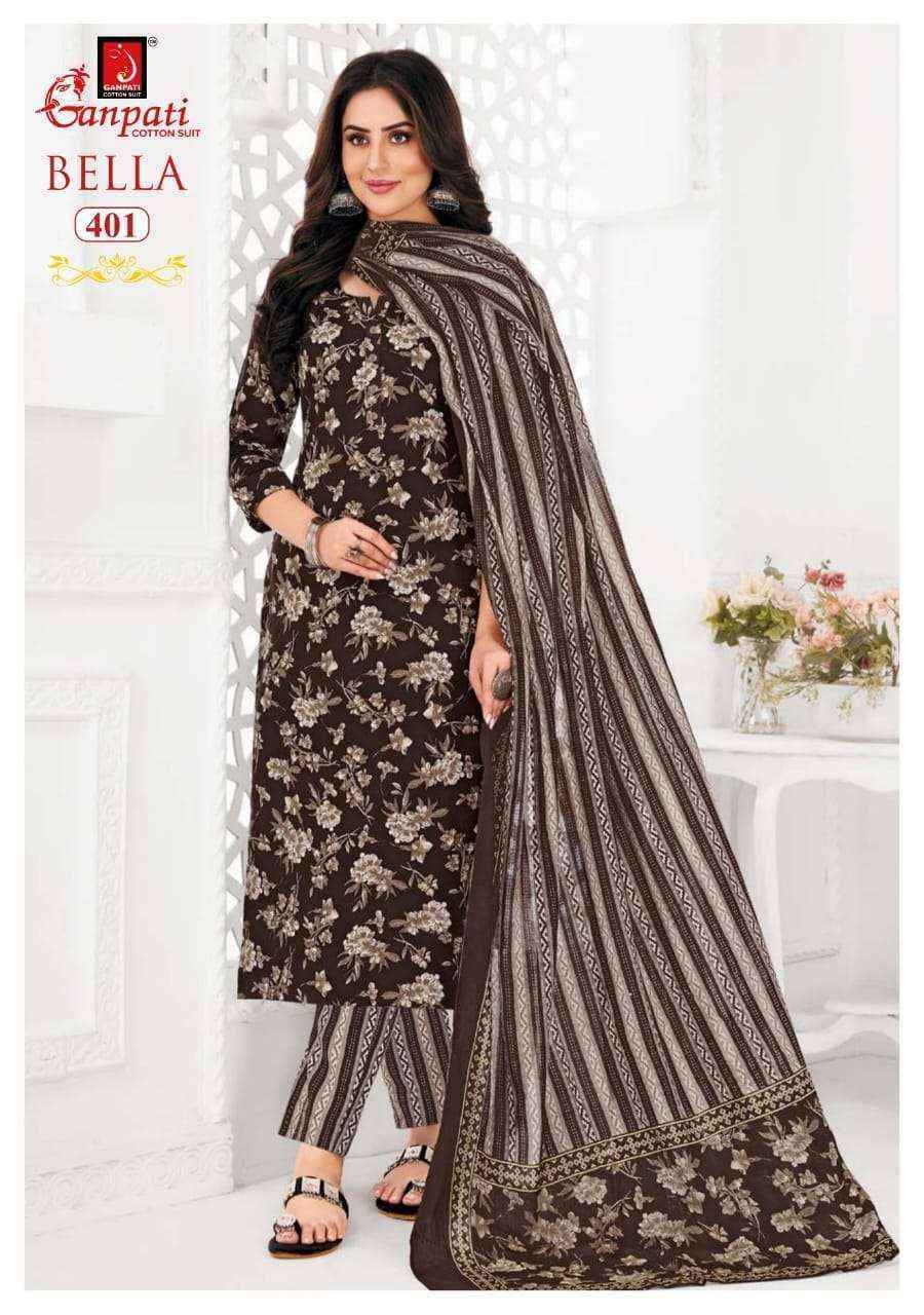 Ganpati cotton bella vol 4 Readymade suit ( 15 pcs catalogue)