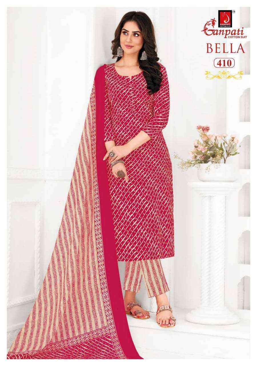 Ganpati cotton bella vol 4 Readymade suit ( 15 pcs catalogue)