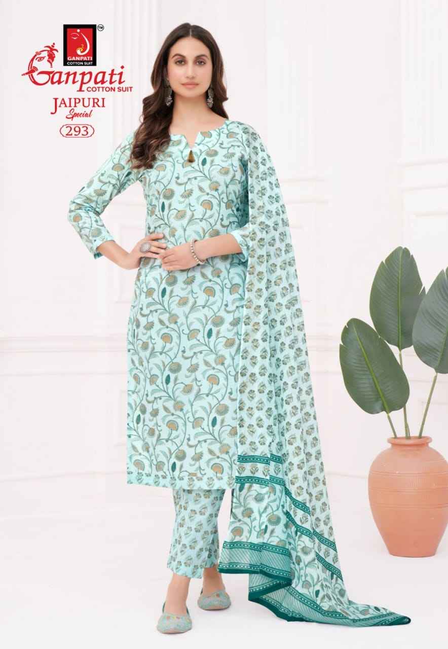 Ganpati Jaipuri Special Vol 13 Readymade Cotton Dress 15 pcs Catalogue