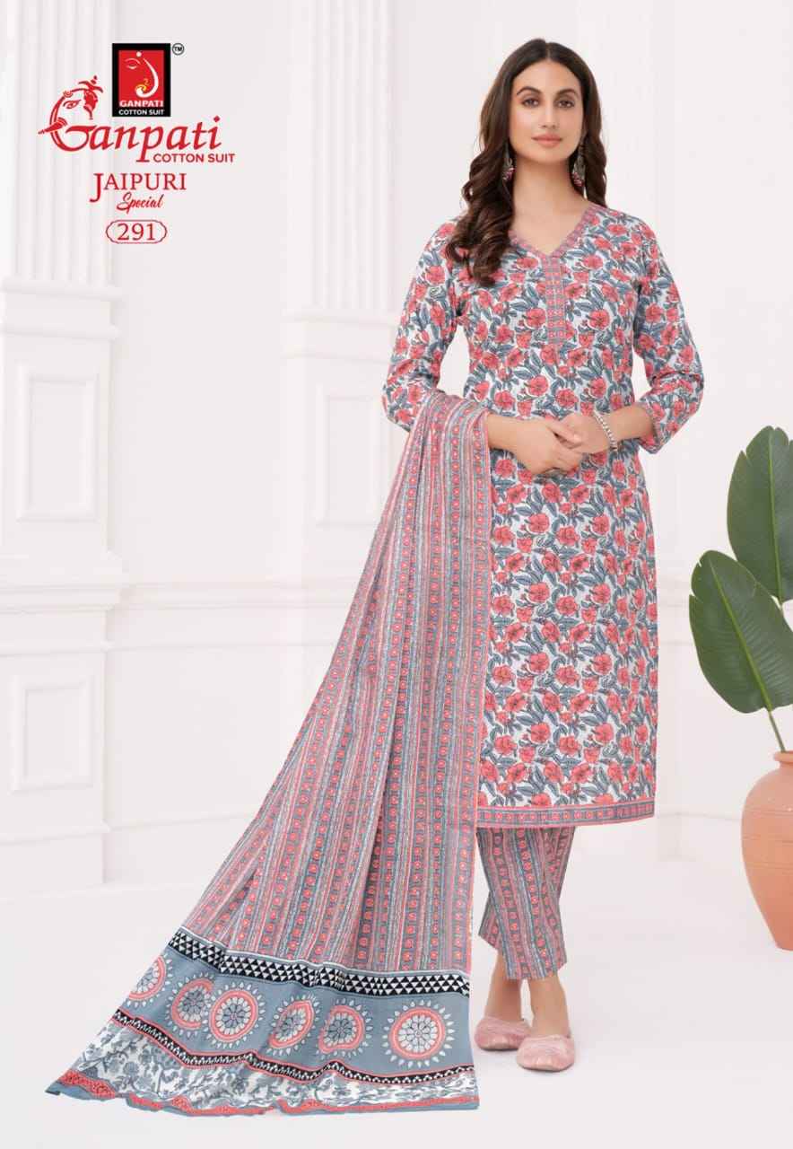 Ganpati Jaipuri Special Vol 13 Readymade Cotton Dress 15 pcs Catalogue
