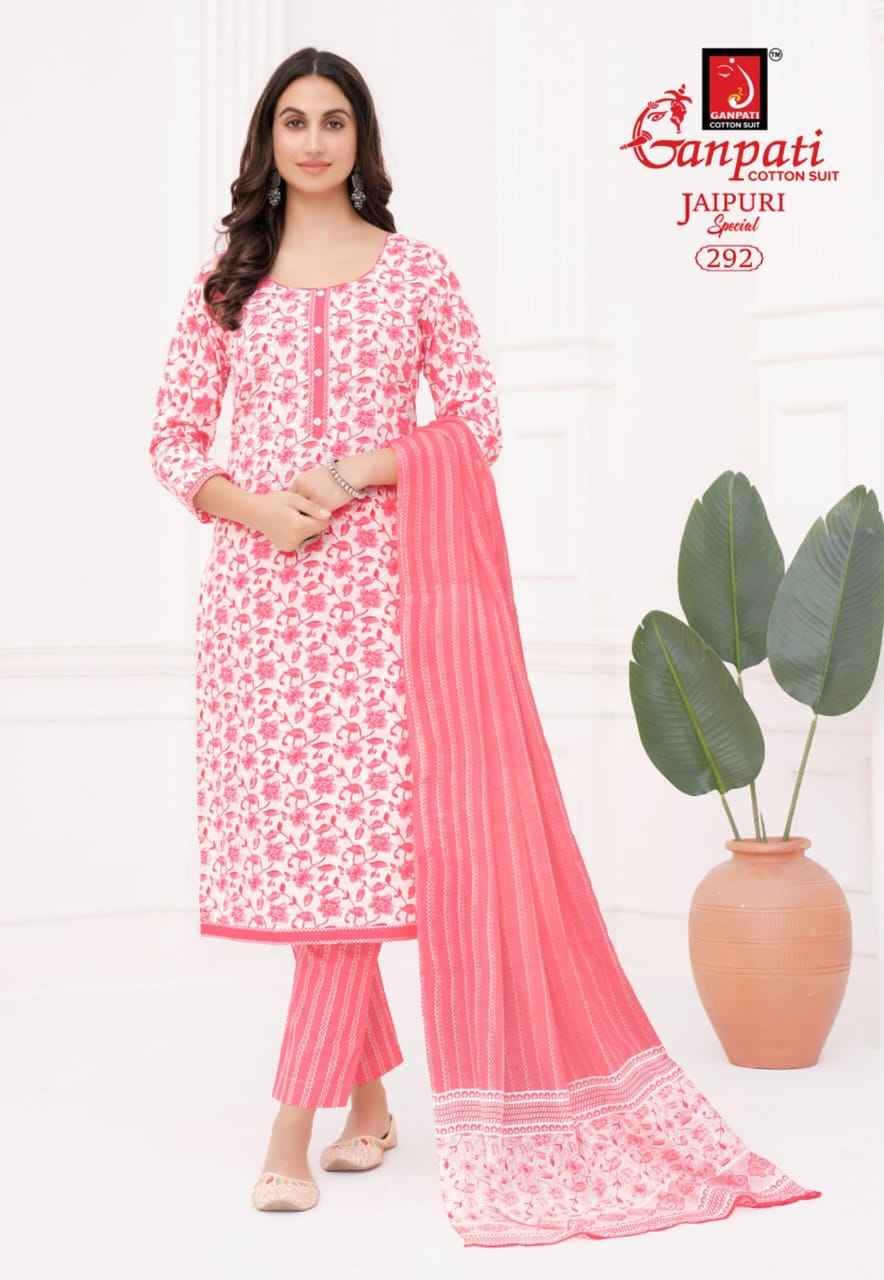 Ganpati Jaipuri Special Vol 13 Readymade Cotton Dress 15 pcs Catalogue