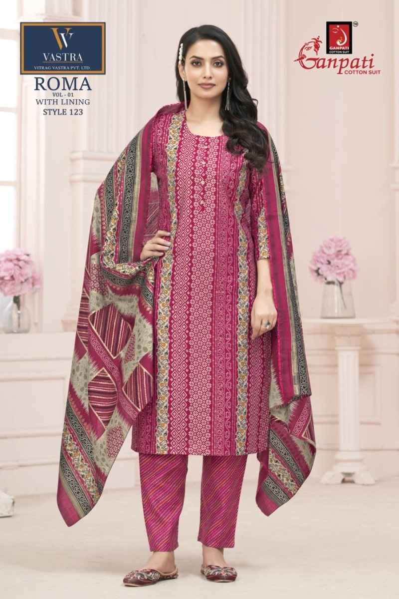 Ganpati Roma Vol 1 Readymade Mexican Silk Dress 15 pcs Catalogue