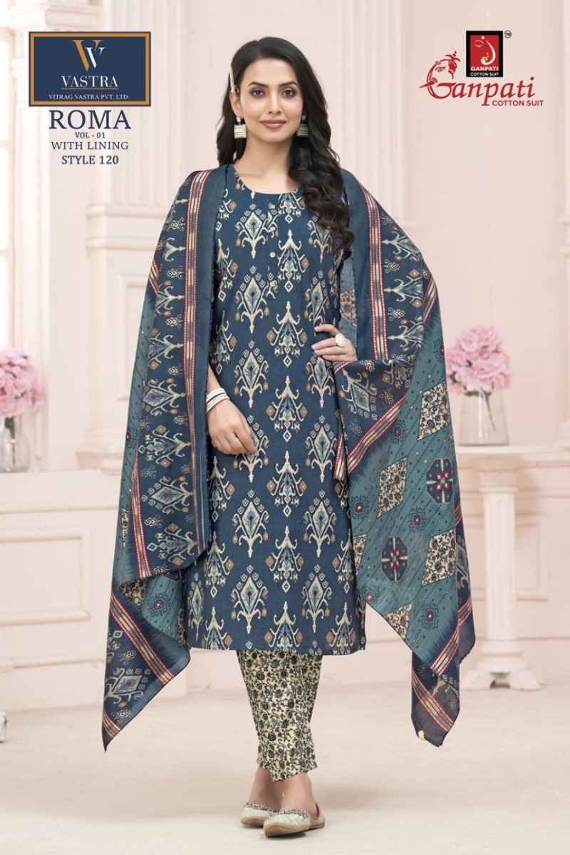 Ganpati Roma Vol 1 Readymade Mexican Silk Dress 15 pcs Catalogue