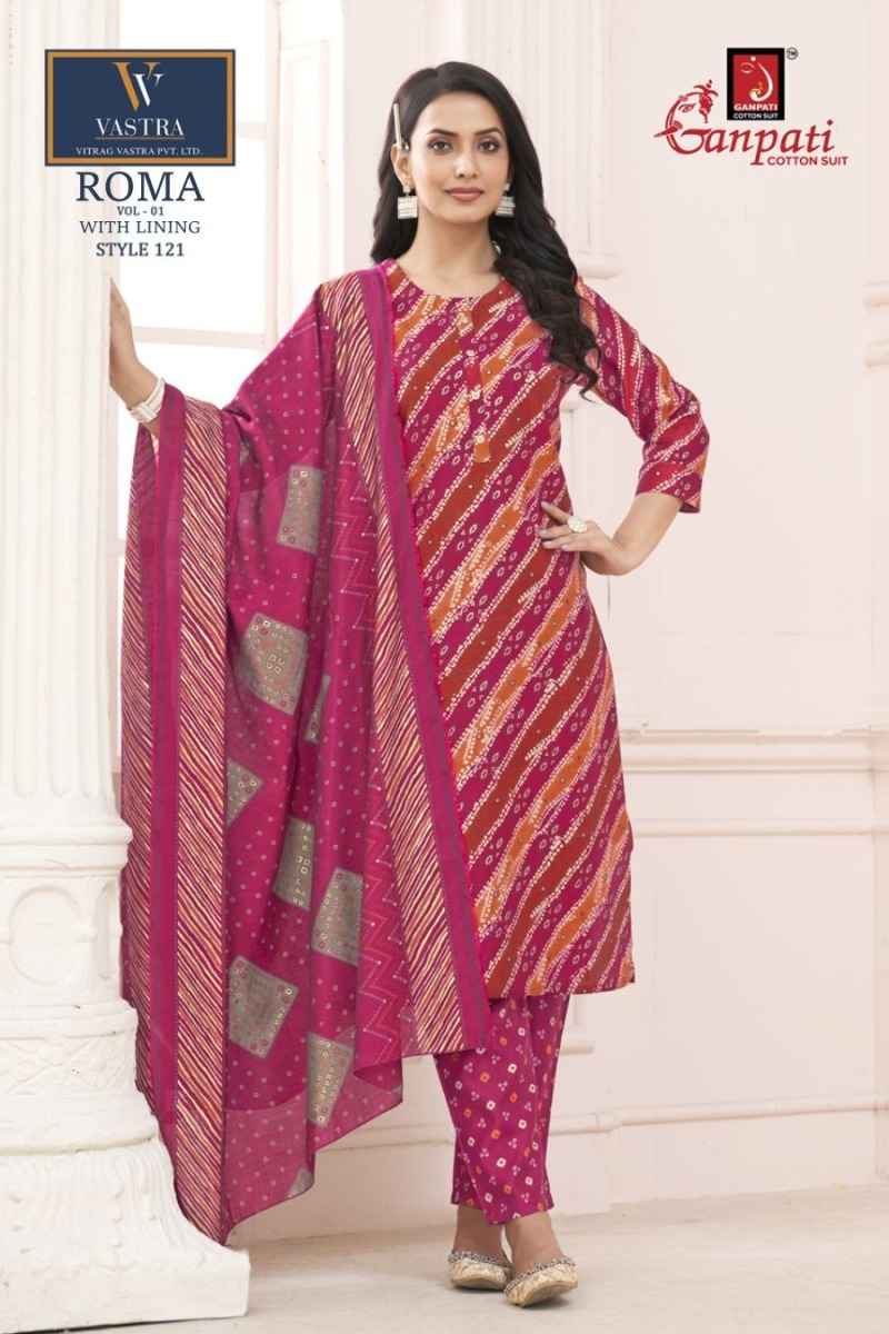 Ganpati Roma Vol 1 Readymade Mexican Silk Dress 15 pcs Catalogue