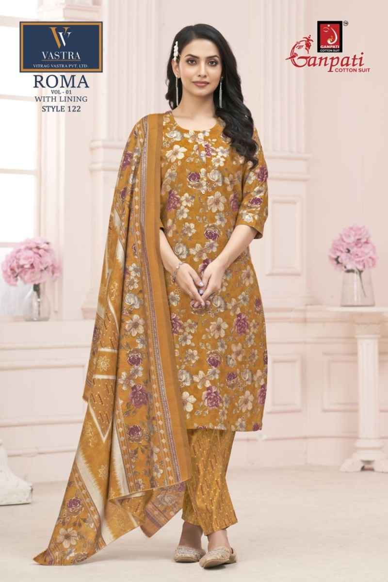 Ganpati Roma Vol 1 Readymade Mexican Silk Dress 15 pcs Catalogue