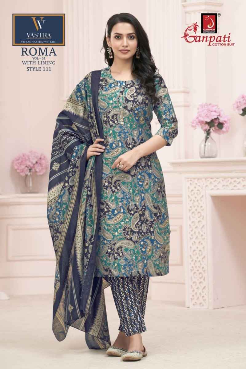 Ganpati Roma Vol 1 Readymade Mexican Silk Dress 15 pcs Catalogue