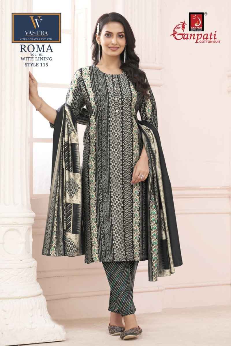 Ganpati Roma Vol 1 Readymade Mexican Silk Dress 15 pcs Catalogue