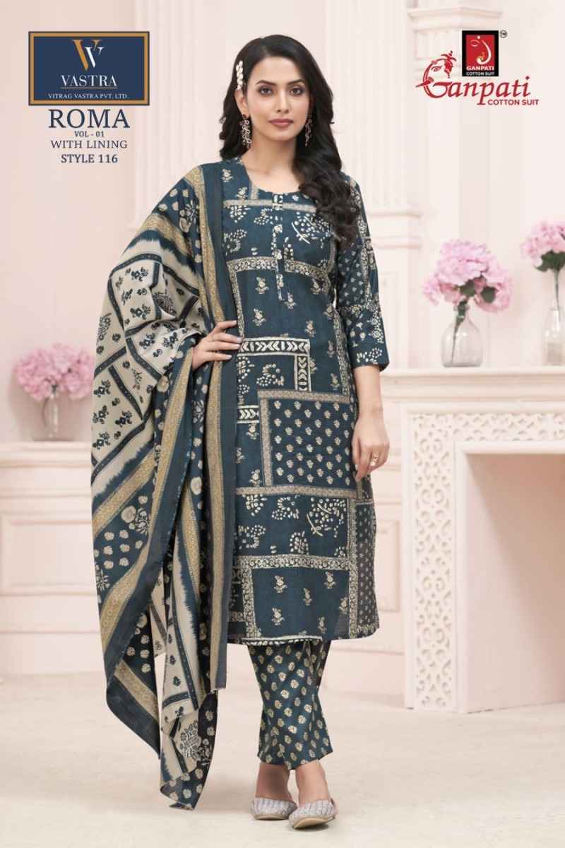 Ganpati Roma Vol 1 Readymade Mexican Silk Dress 15 pcs Catalogue